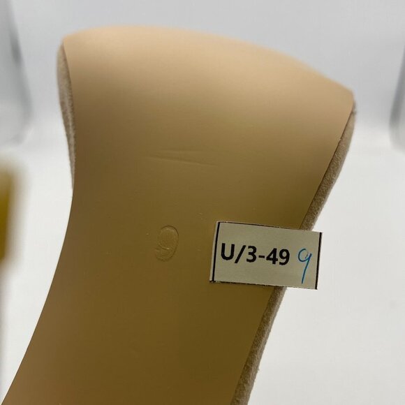 FSJ Nude Wedding Shoes Rhinestone Stiletto Heels Bridal Sandals - Picture 8 of 8